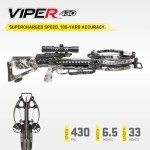 TenPoint Viper 430 Crossbow with Scope and Arrows