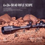 PINTY 6-24x50 AOE Illuminated Rifle Scope