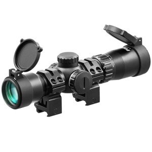 PINTY Adjustable Crossbow Scope with Illuminated Reticle
