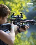 PINTY Adjustable Crossbow Scope with Illuminated Reticle