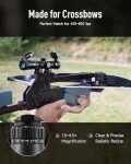 PINTY Adjustable Crossbow Scope with Illuminated Reticle
