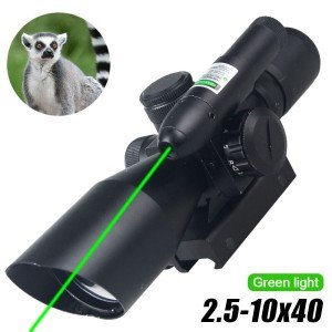 Illuminated Mil-Dot Crossbow Scope with Laser Sight