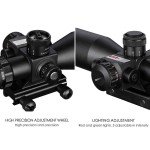 Illuminated Mil-Dot Crossbow Scope with Laser Sight