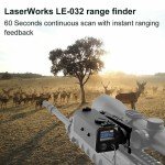 LaserWorks LE-032 Mini Tactical Rangefinder for Crossbows