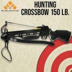 Avalanche Hunting Crossbow | 150 lb. Draw Weight | 16" Aluminum Arrows | 210 FPS Speed | Built-in Adjustable Sights | Mounting Rail for Scope | for Hunting & Competition