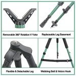 Adjustable Aluminum Hunting Tripod with V-Head