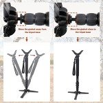 HUNTPAL Adjustable Monopod Shooting Stick Tripod