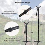 HUNTPAL Adjustable Monopod Shooting Stick Tripod
