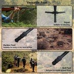 HUNTPAL Adjustable Monopod Shooting Stick Tripod