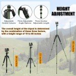 HUNTPAL Adjustable Hunting Tripod Shooting Stick