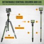 HUNTPAL Adjustable Hunting Tripod Shooting Stick
