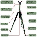 HUNTPAL Adjustable 3-in-1 Shooting Tripod Stand