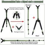 HUNTPAL Adjustable 3-in-1 Shooting Tripod Stand