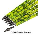 Pinals Archery 20" Camo Crossbow Bolts - 12PCS