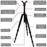 HUNTPAL Adjustable Hunting Tripod Shooting Stick