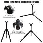 HUNTPAL Adjustable Hunting Tripod Shooting Stick