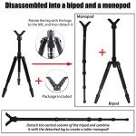 HUNTPAL Adjustable Hunting Tripod Shooting Stick