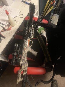 Reverse Draw Crossbow with Arrows Set