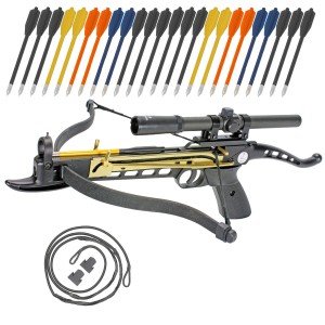 KingsArchery 80 LBS Self-Cocking Crossbow with Scope