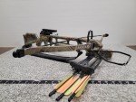Jaguar PL Camo Crossbow with Quiver & Bolts