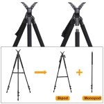 HUNTPAL 3-in-1 Tripod Shooting Rest for Crossbows