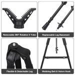 HUNTPAL 3-in-1 Tripod Shooting Rest for Crossbows