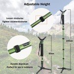 HUNTPAL Adjustable Monopod Shooting Stick for Crossbows