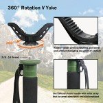 HUNTPAL Adjustable Monopod Shooting Stick for Crossbows