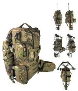 Versatile Hunting Backpack for Crossbows and Bows