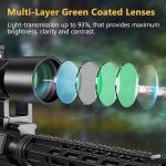 Versatile 1.5-5X32 Crossbow Scope with Reticle