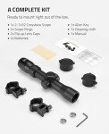 CVLIFE 2-7x32 Compact Crossbow Scope for Hunting
