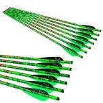 Camo Carbon Hunting Crossbow Bolts - 12 PCS