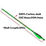 Camo Carbon Hunting Crossbow Bolts - 12 PCS