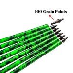 Camo Carbon Hunting Crossbow Bolts - 12 PCS