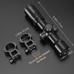 1.5-5x32 Crossbow Scope with Ballistic Reticle