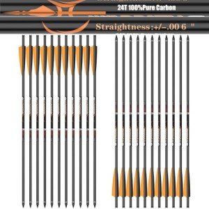 Sanlida Warpath 24 PCS Carbon Crossbow Bolts