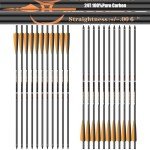 Sanlida Warpath 24 PCS Carbon Crossbow Bolts