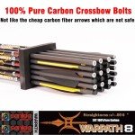 Sanlida Warpath 24 PCS Carbon Crossbow Bolts