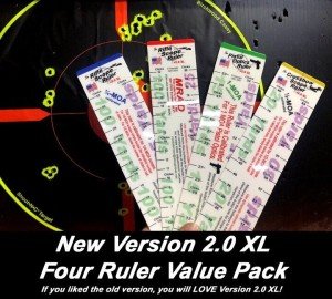 Rifle Scope Ruler Click Calculator Combo Pack