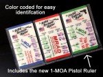 Rifle Scope Click Calculator - Three Ruler Set