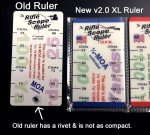 Rifle Scope Click Calculator - Three Ruler Set