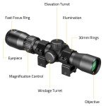 2-7x32 Crossbow Scope with Ballistic Reticle