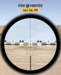 Illuminated Compact Crossbow Scope for Hunting