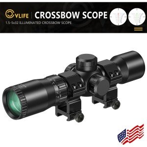 Dual Illuminated 1.5-5x32 Crossbow Scope