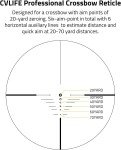 4x32 Illuminated Crossbow Scope with Rangefinder