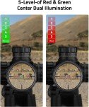 4x32 Illuminated Crossbow Scope with Rangefinder