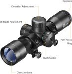 4x32 Illuminated Crossbow Scope with Rangefinder