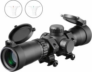 1.5-5x32 Crossbow Scope with Ballistic Reticle
