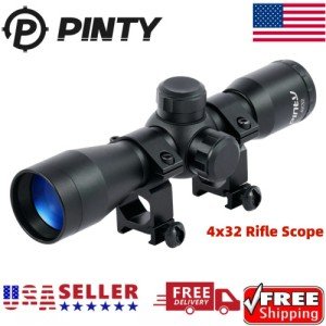 PINTY 4x32 Compact Hunting Scope with Mounts