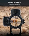 PINTY 4x32 Compact Hunting Scope with Mounts